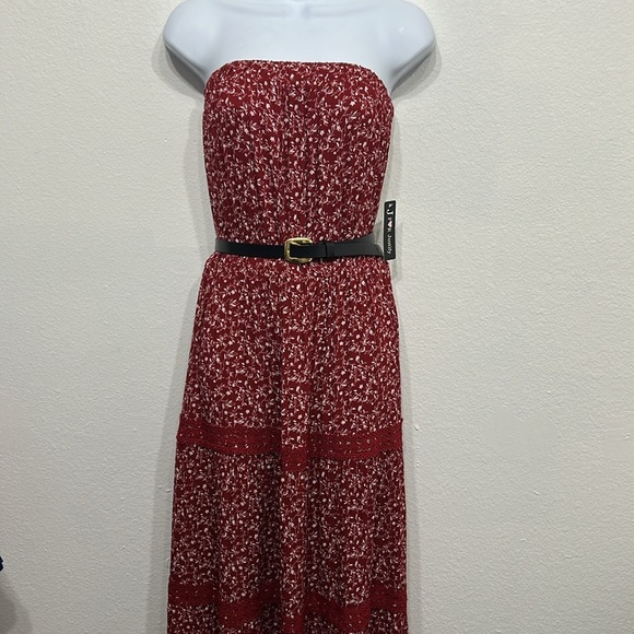 J for Justify Floral Strapless Maxi Dress NWT - Picture 7 of 10